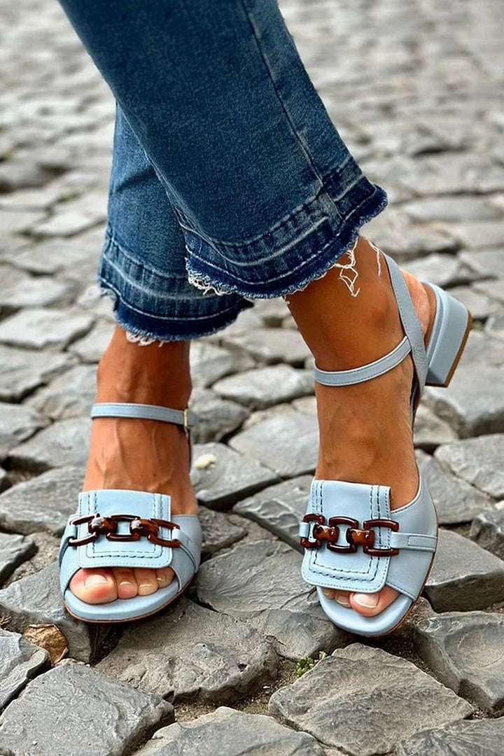 Alma | Elegante Sandalen mit gerader Sohle