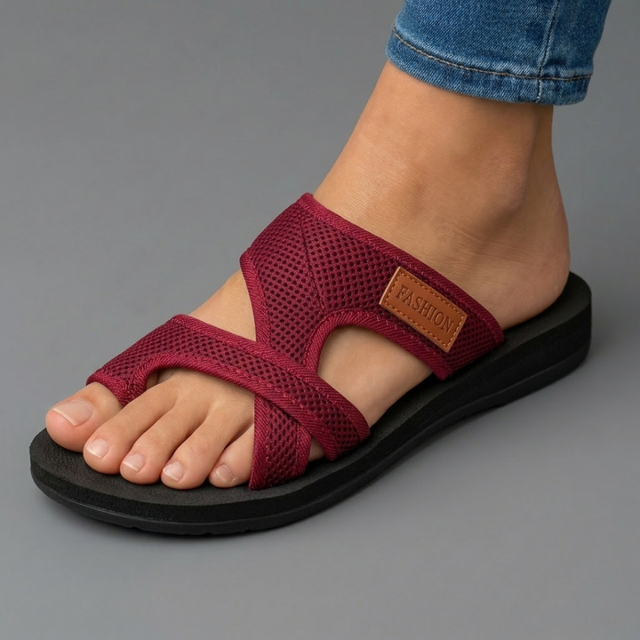 Nadette | Gepolsterte Komfort-Slide-Sandalen