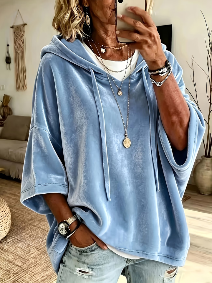 Luana | Luxuriöser Oversize-Hoodie aus Velours
