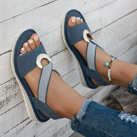 Damen Sandalen – Bequeme Sommer-Slipper mit Stilvollem Design