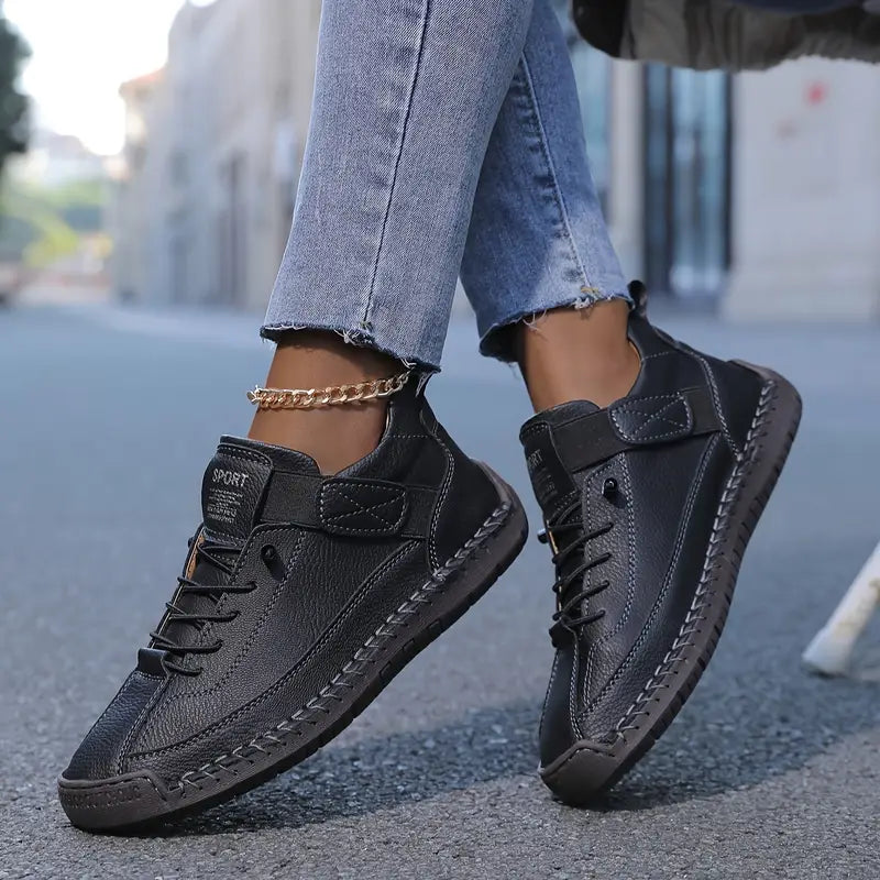 Lässige, bequeme Sneaker mit Riemen – Leichte Alltagsschuhe