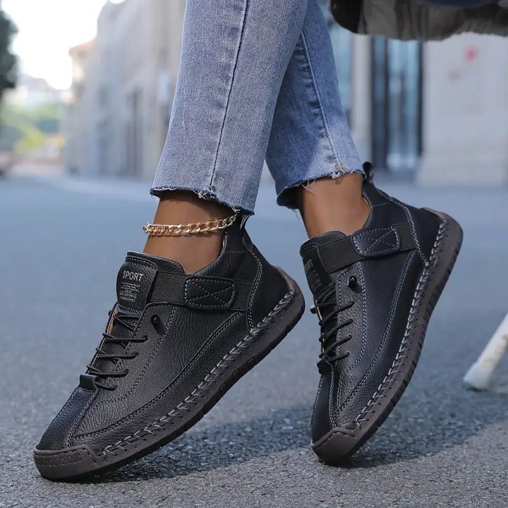 Lässige, bequeme Sneaker mit Riemen – Leichte Alltagsschuhe