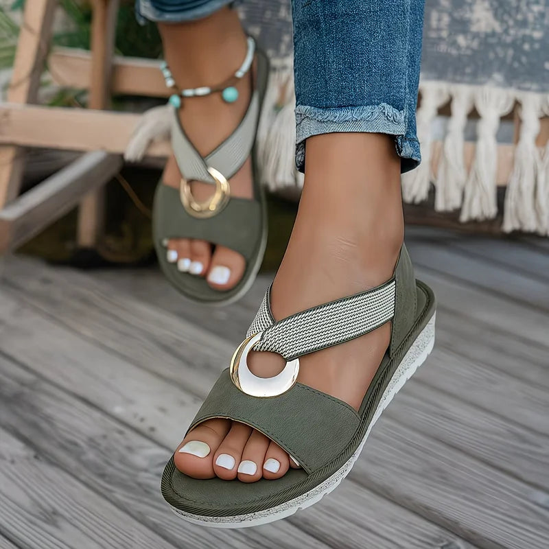 Damen Sandalen – Bequeme Sommer-Slipper mit Stilvollem Design