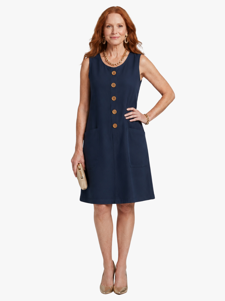 Sommerkleid mit Knopfleiste – Locker & Bequem