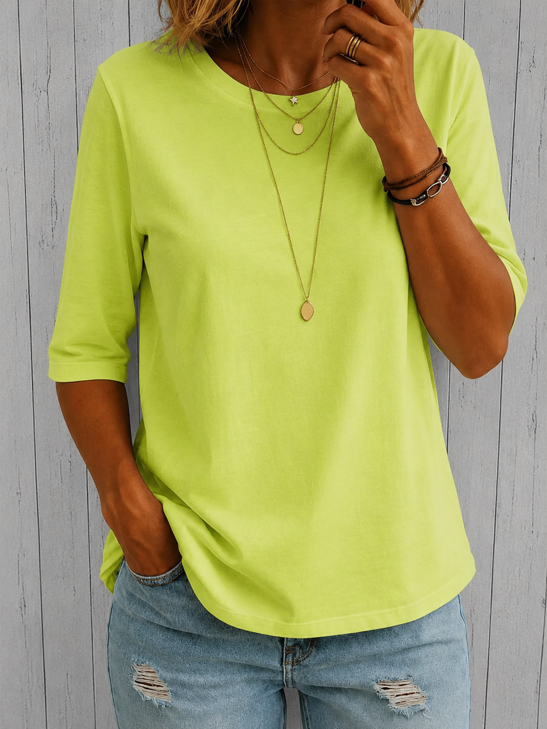 Oversized-T-Shirt für Damen im Casual-Stil – Lässige Alltags-Passform