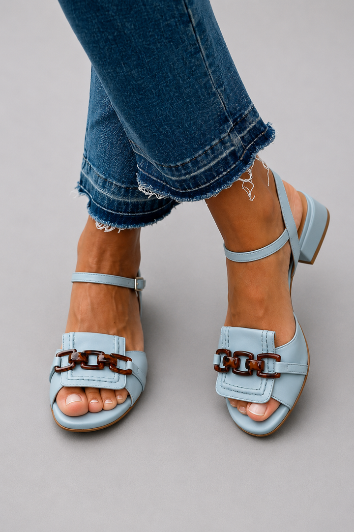 Alma | Elegante Sandalen mit gerader Sohle