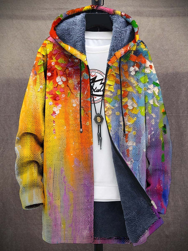 Clara | Künstlerischer Cardigan mit Kapuze