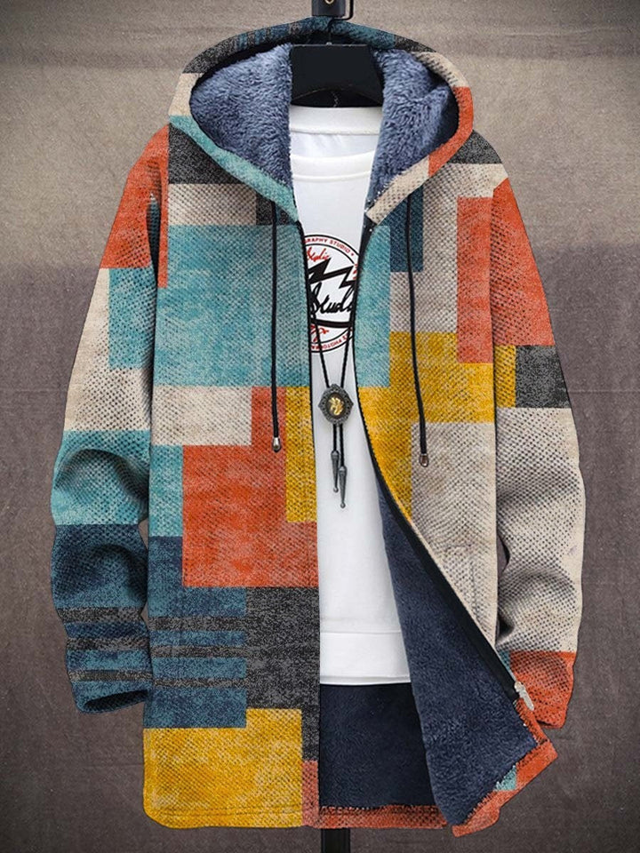 Clara | Künstlerischer Cardigan mit Kapuze