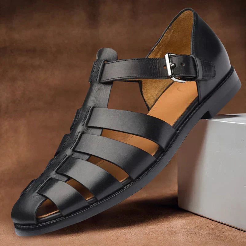 Damien™ | Luxuriöse Ledersandalen
