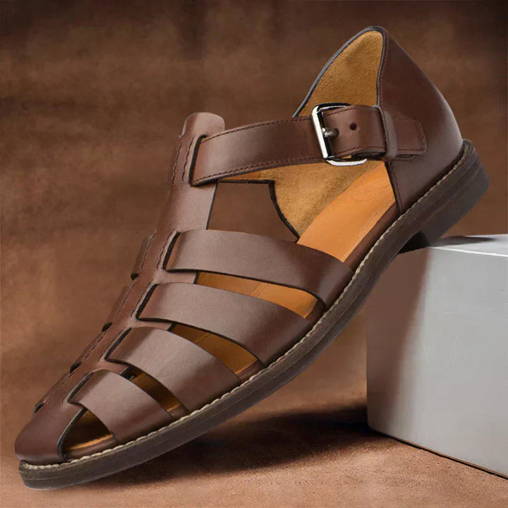 Damien™ | Luxuriöse Ledersandalen