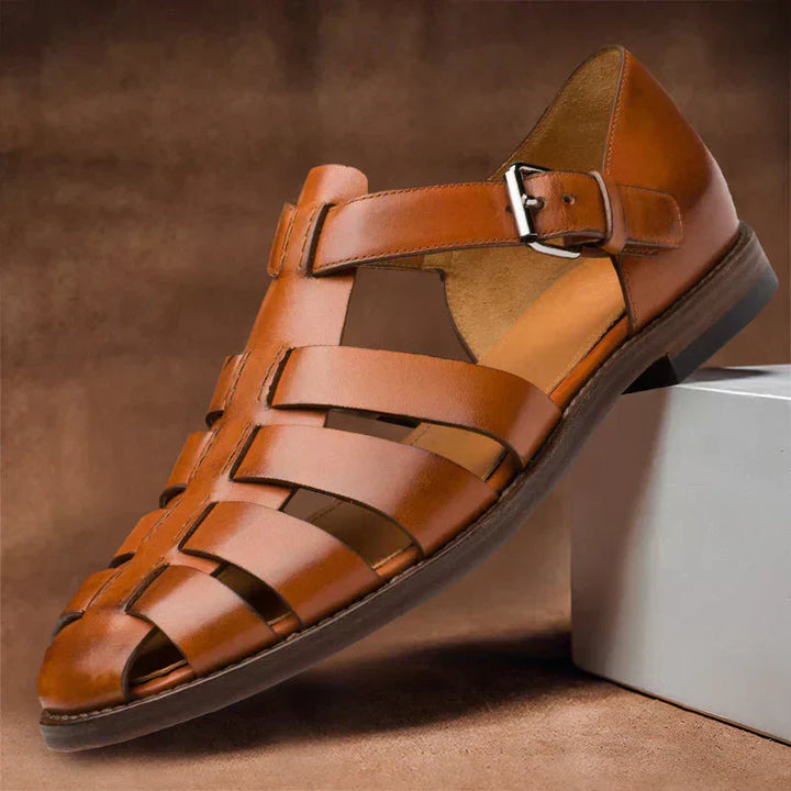 Damien™ | Luxuriöse Ledersandalen