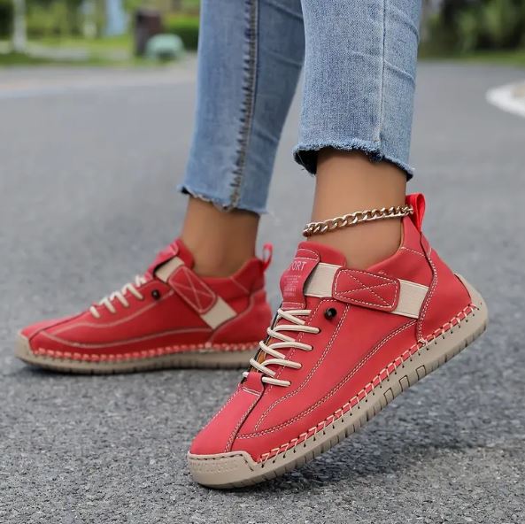 Lässige, bequeme Sneaker mit Riemen – Leichte Alltagsschuhe