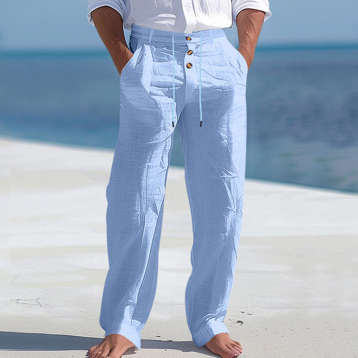 ELSERA | LEICHTE SOMMERHOSE AUS LEINEN