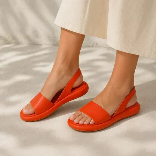 Orla | Gepolsterte Slingback-Sandalen