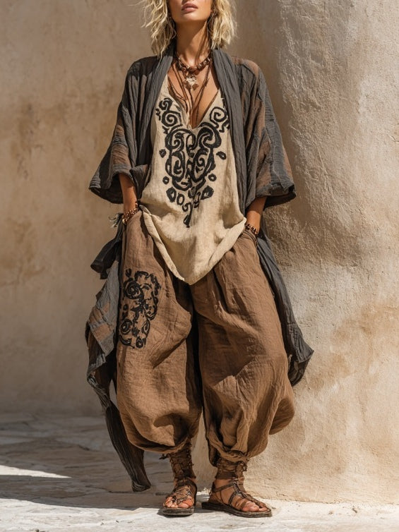 Laura – Dreiteiliges Bohemian Nomad Art-Set