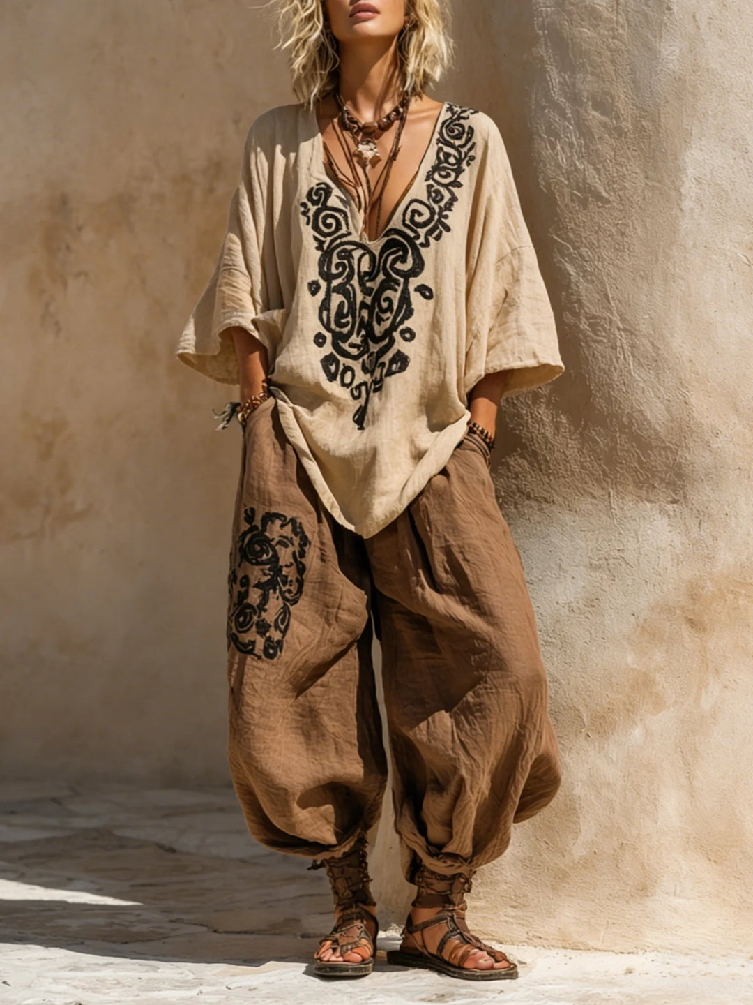 Laura – Dreiteiliges Bohemian Nomad Art-Set
