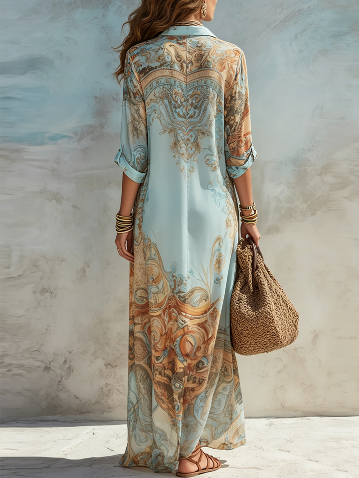 Lorna | Chemisier-Kleid „Mediterraneo“