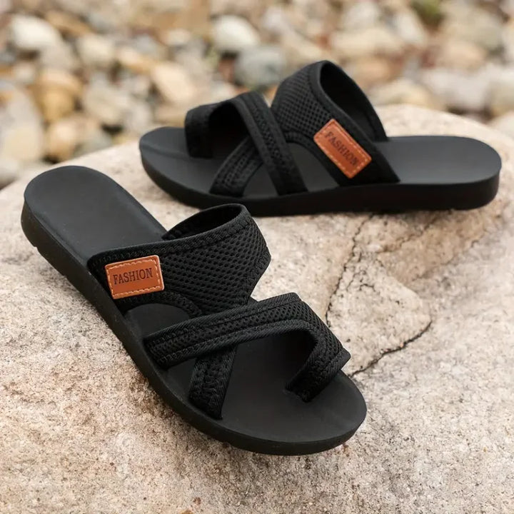 Nadette | Gepolsterte Komfort-Slide-Sandalen