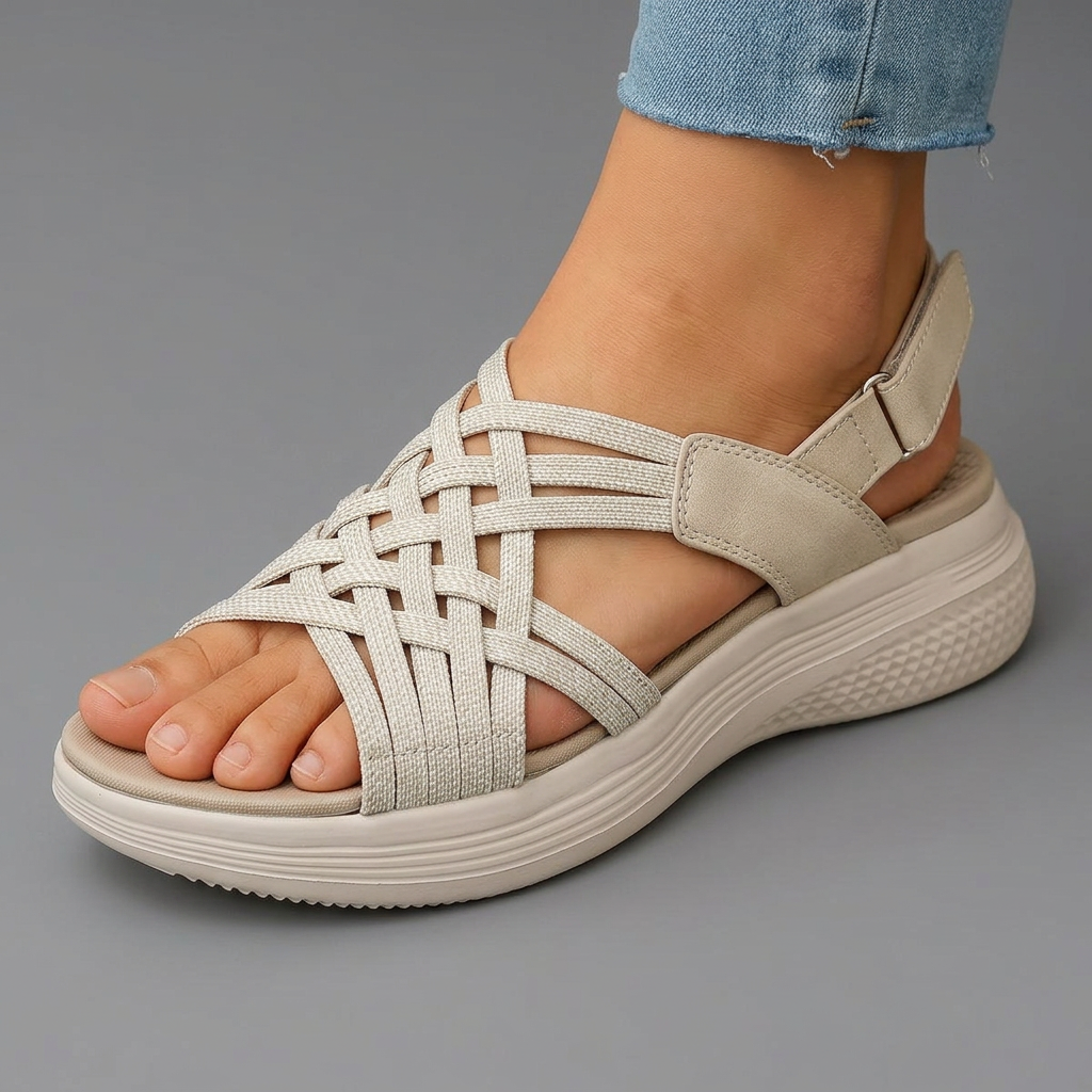 Norah | Geflochtene Komfort-Sandalen
