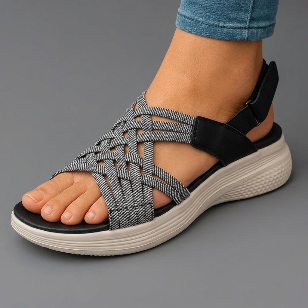 Norah | Geflochtene Komfort-Sandalen