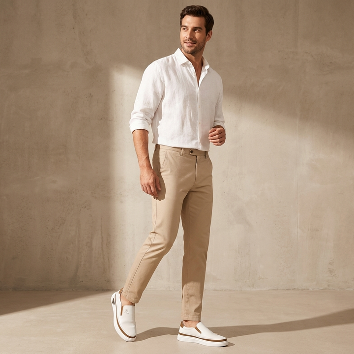 Elsera – Herren-Slip-On-Sneaker aus Leder