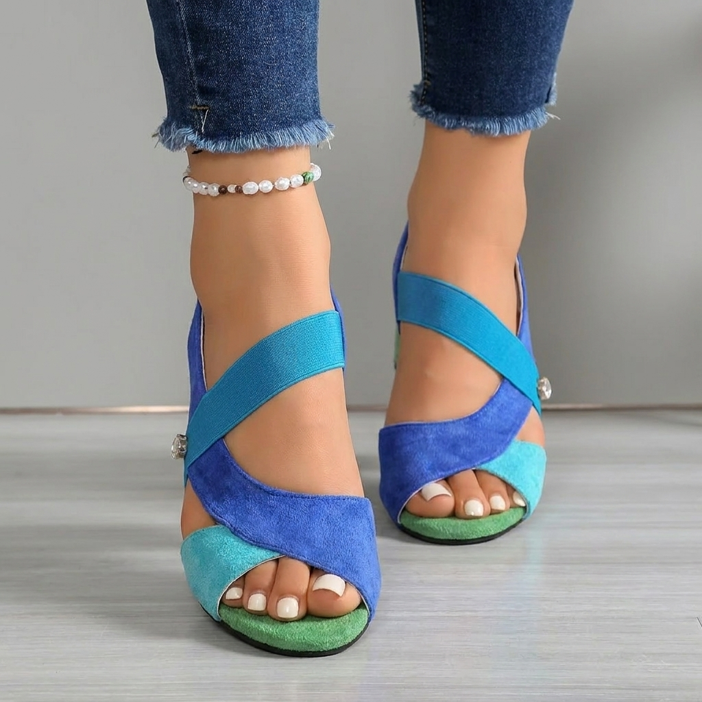 🌈 Farbige Sommer-Sandalen – Stylisch & Bequem