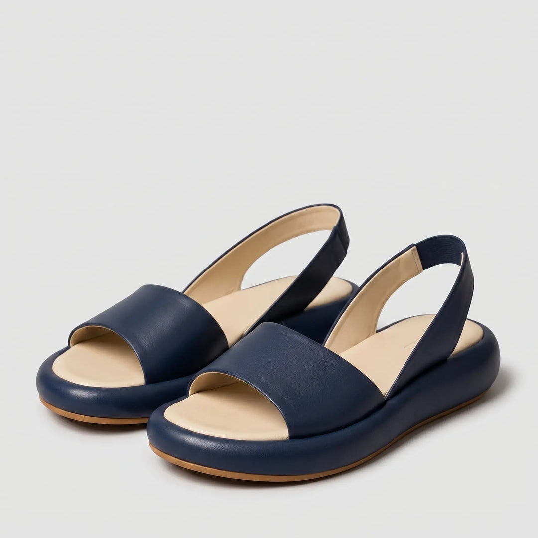 Orla | Gepolsterte Slingback-Sandalen