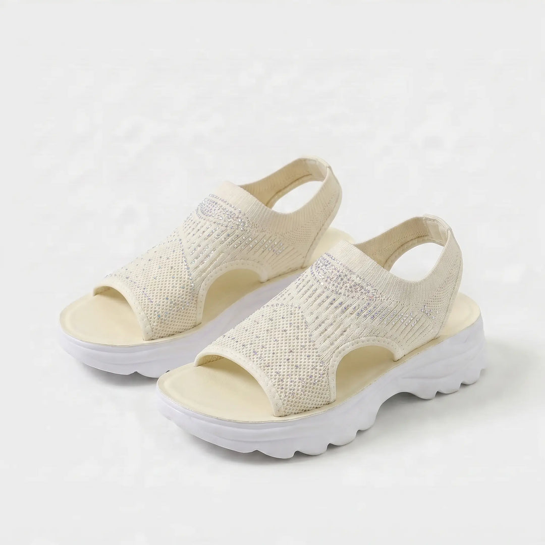 Brenna | Gepolsterte Slip-On-Sandalen