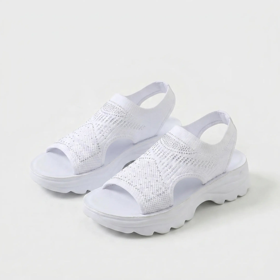 Brenna | Gepolsterte Slip-On-Sandalen