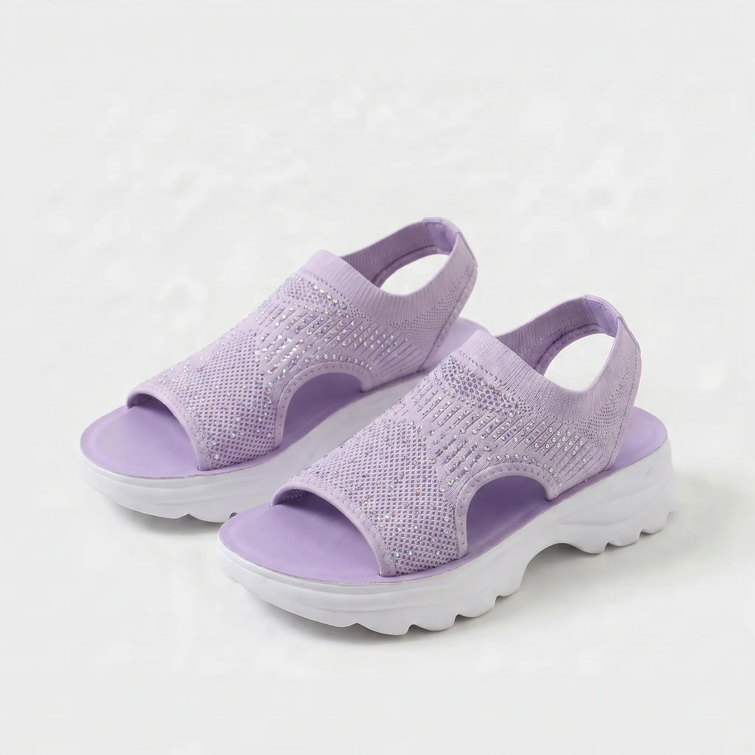 Brenna | Gepolsterte Slip-On-Sandalen