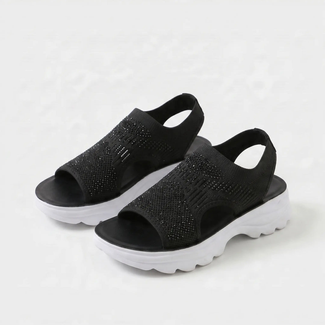 Brenna | Gepolsterte Slip-On-Sandalen