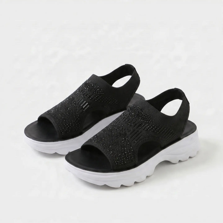Brenna | Gepolsterte Slip-On-Sandalen