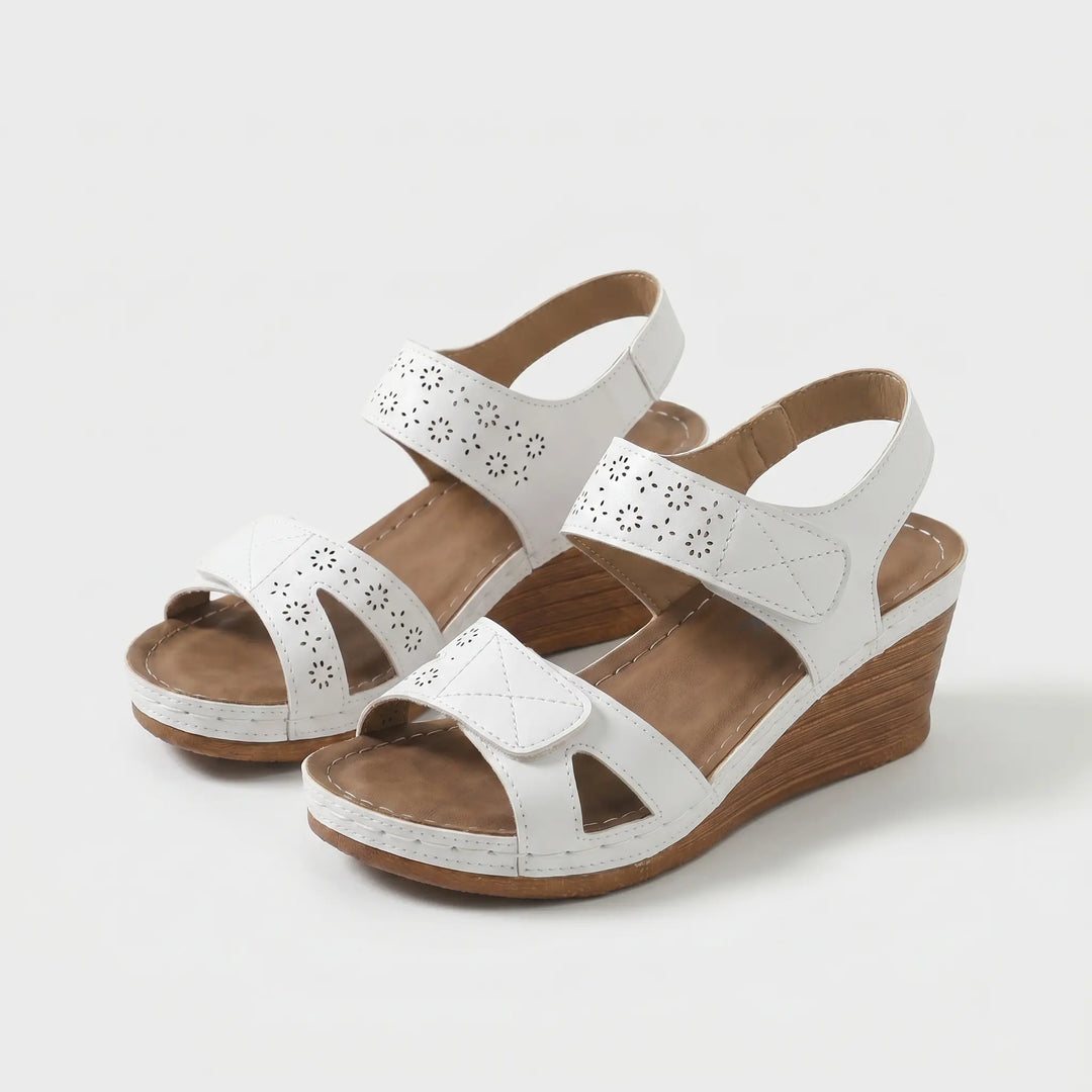 Prudy | Gepolsterte Keilsandalen