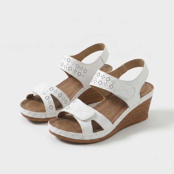 Prudy | Gepolsterte Keilsandalen