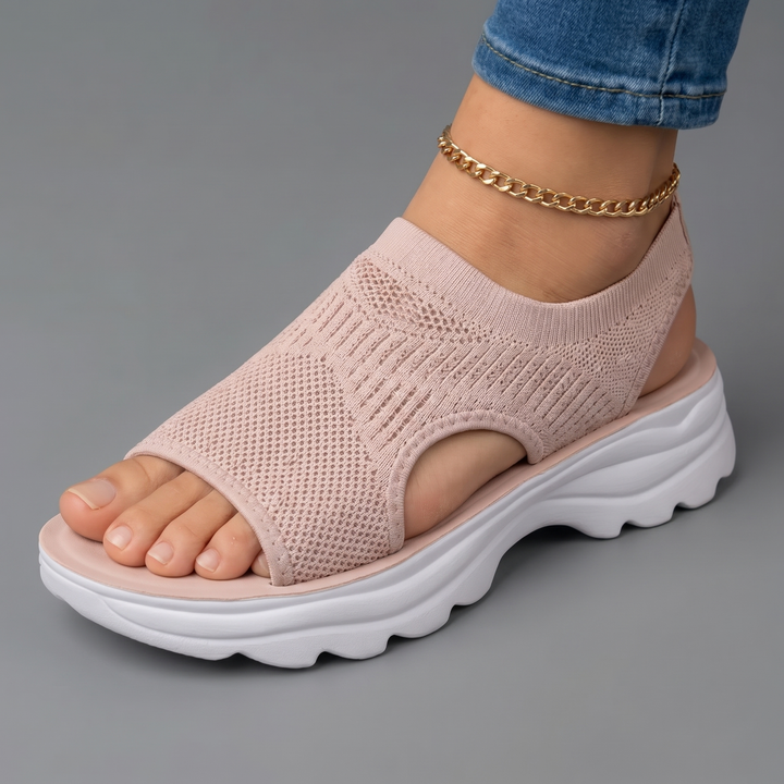 Brenna | Gepolsterte Slip-On-Sandalen