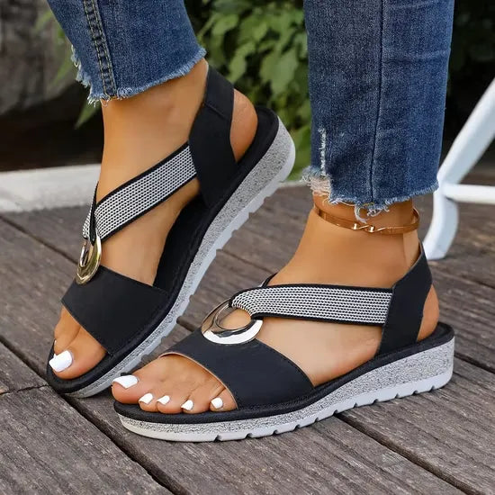 Damen Sandalen – Bequeme Sommer-Slipper mit Stilvollem Design
