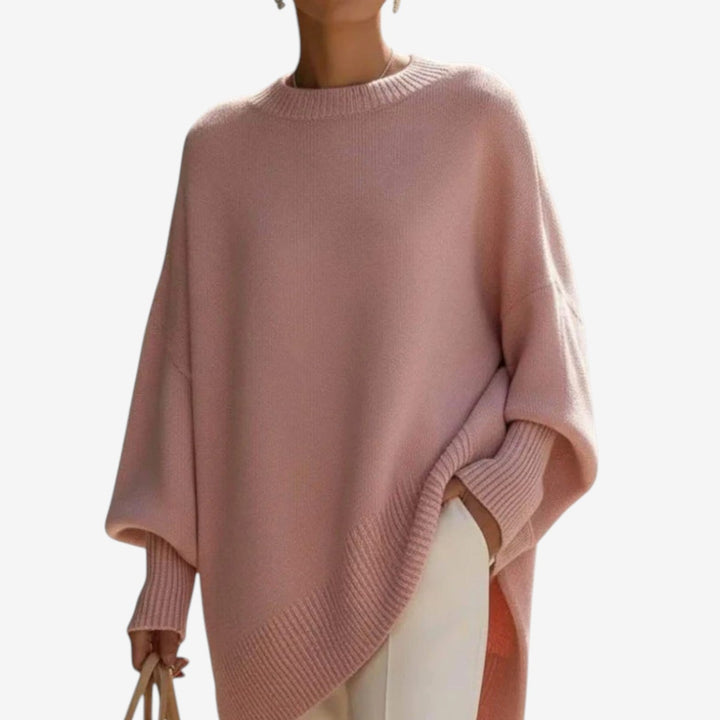 Marlene | Drapierter Asymmetrischer Poncho