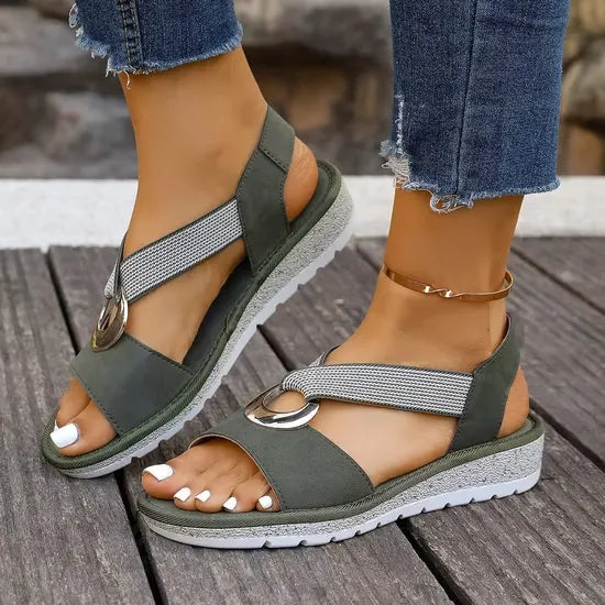 Damen Sandalen – Bequeme Sommer-Slipper mit Stilvollem Design