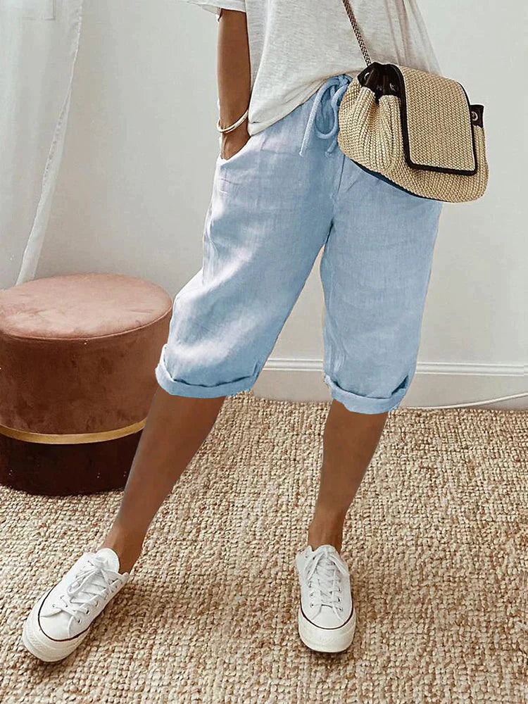Leinenhosen für Damen – Leicht, bequem und locker sitzend