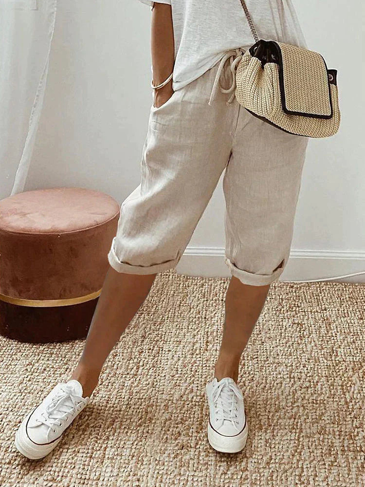 Leinenhosen für Damen – Leicht, bequem und locker sitzend
