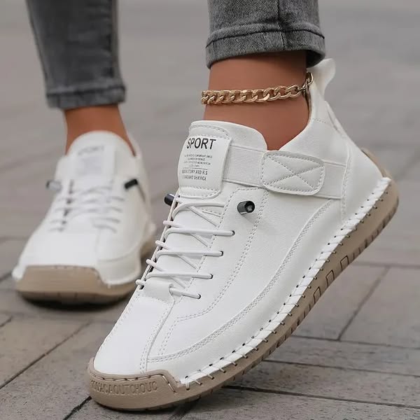 Lässige, bequeme Sneaker mit Riemen – Leichte Alltagsschuhe