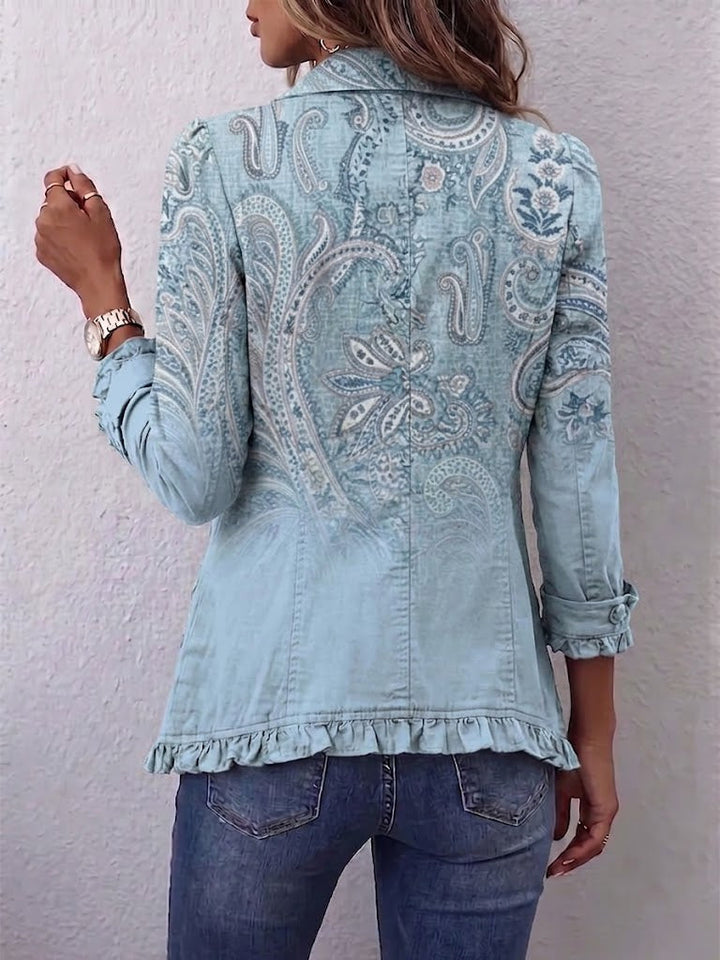Remedios | Vintage Cashmere-Jacke mit Rüschen