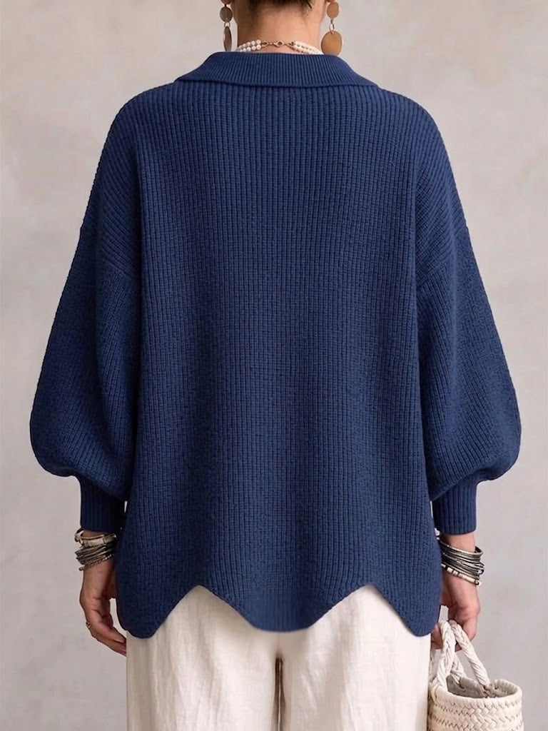 Gloria | Oversize-Cardigan mit großen Metallknöpfen