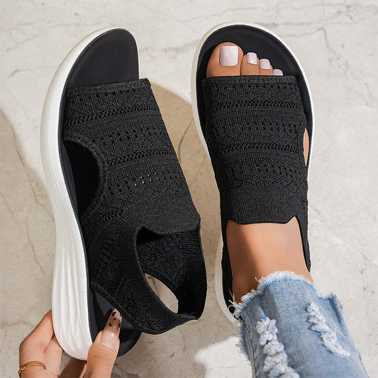 Anne™ | Sandalen mit Plateauabsatz aus atmungsaktivem Material für Damen